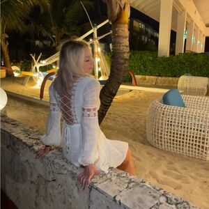 Hello Molly White Lace Dress